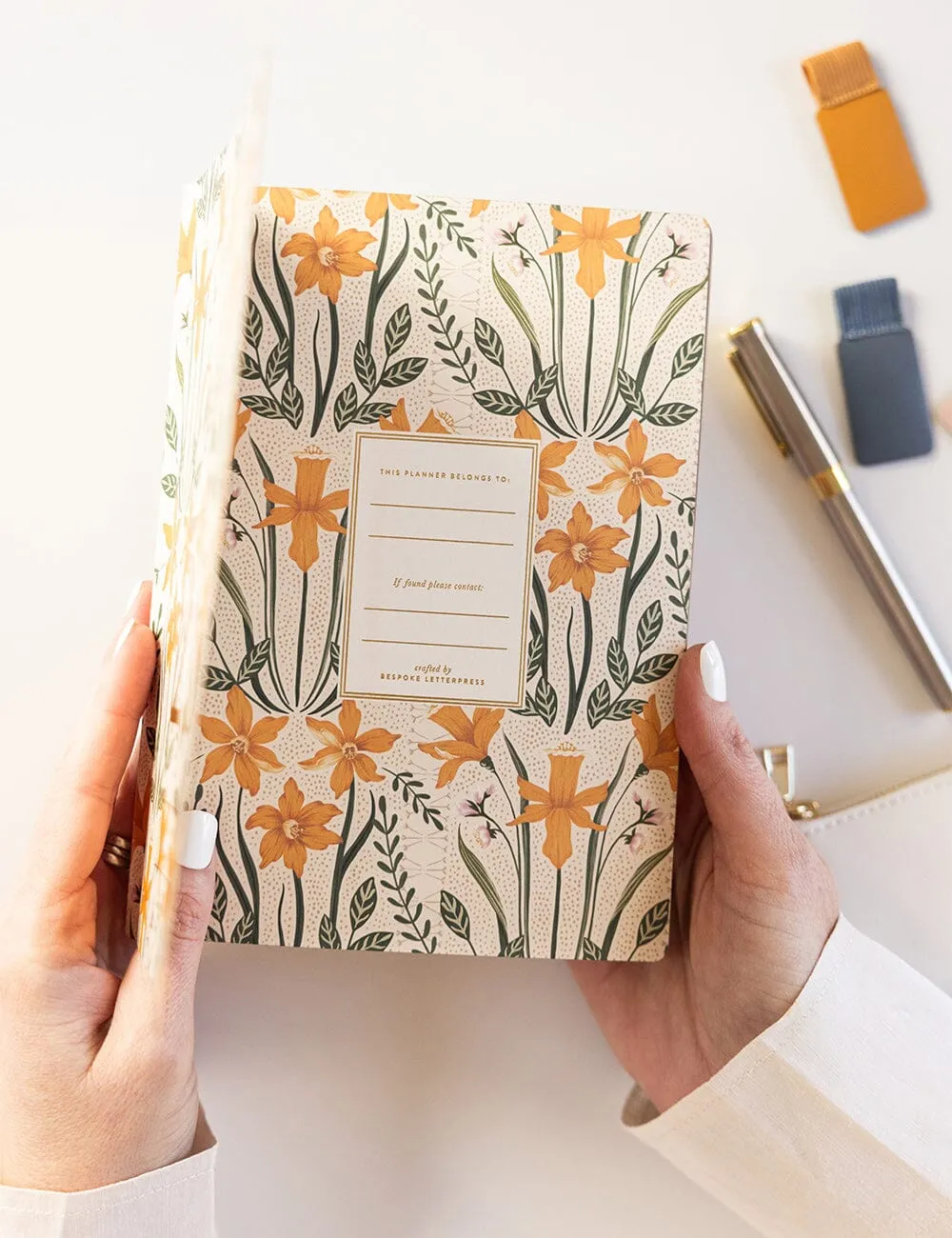 2025 Weekly Planner Notebook Daffodil