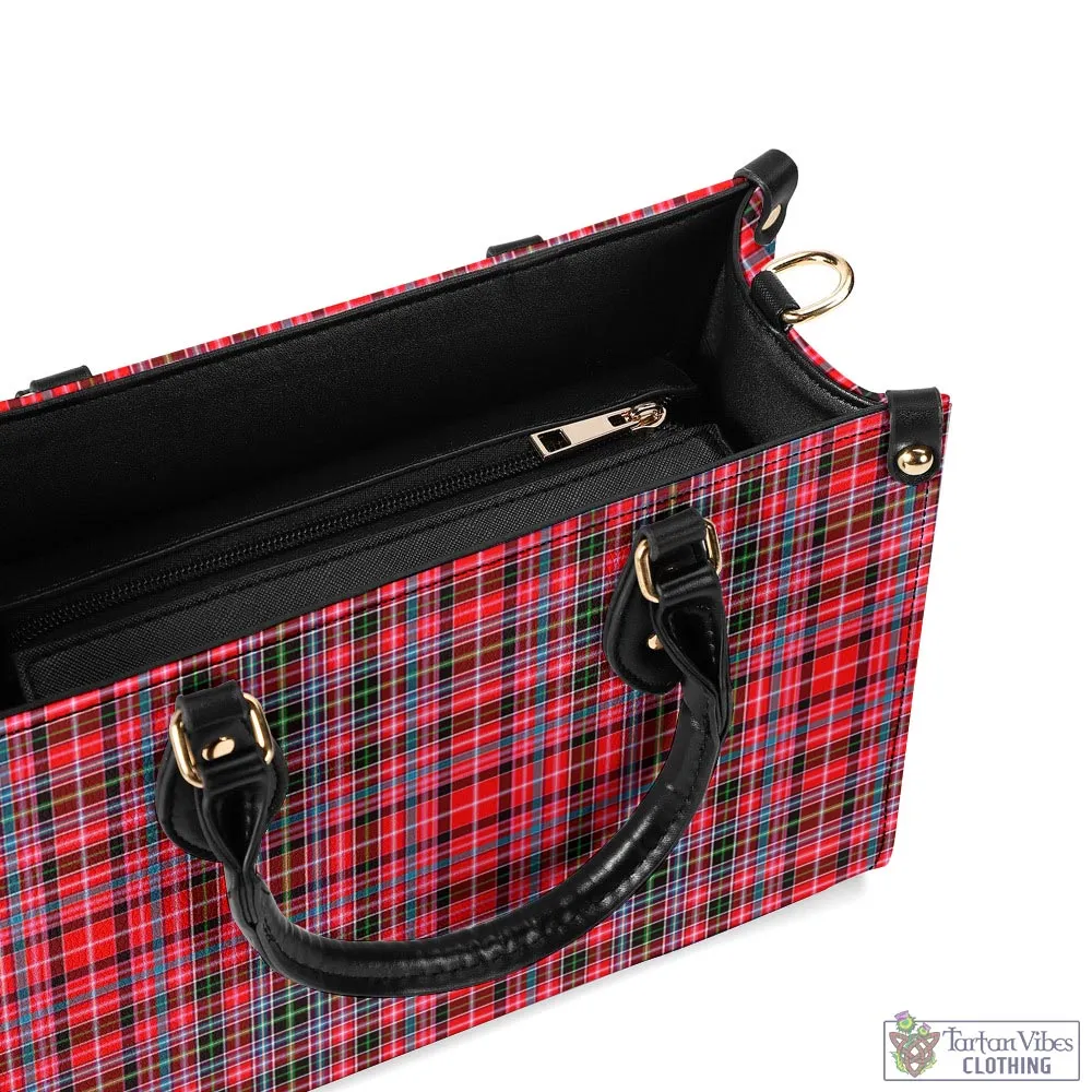 Aberdeen District Tartan Luxury Leather Handbags