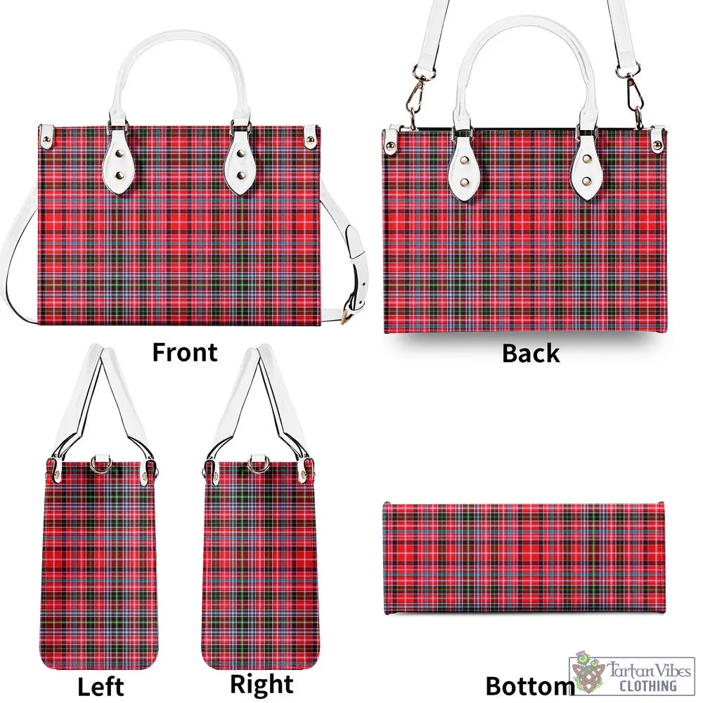 Aberdeen District Tartan Luxury Leather Handbags