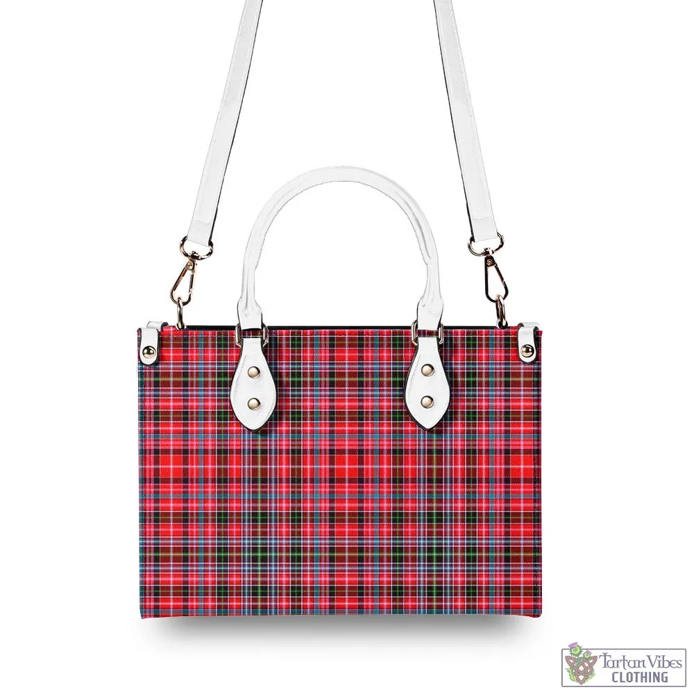 Aberdeen District Tartan Luxury Leather Handbags