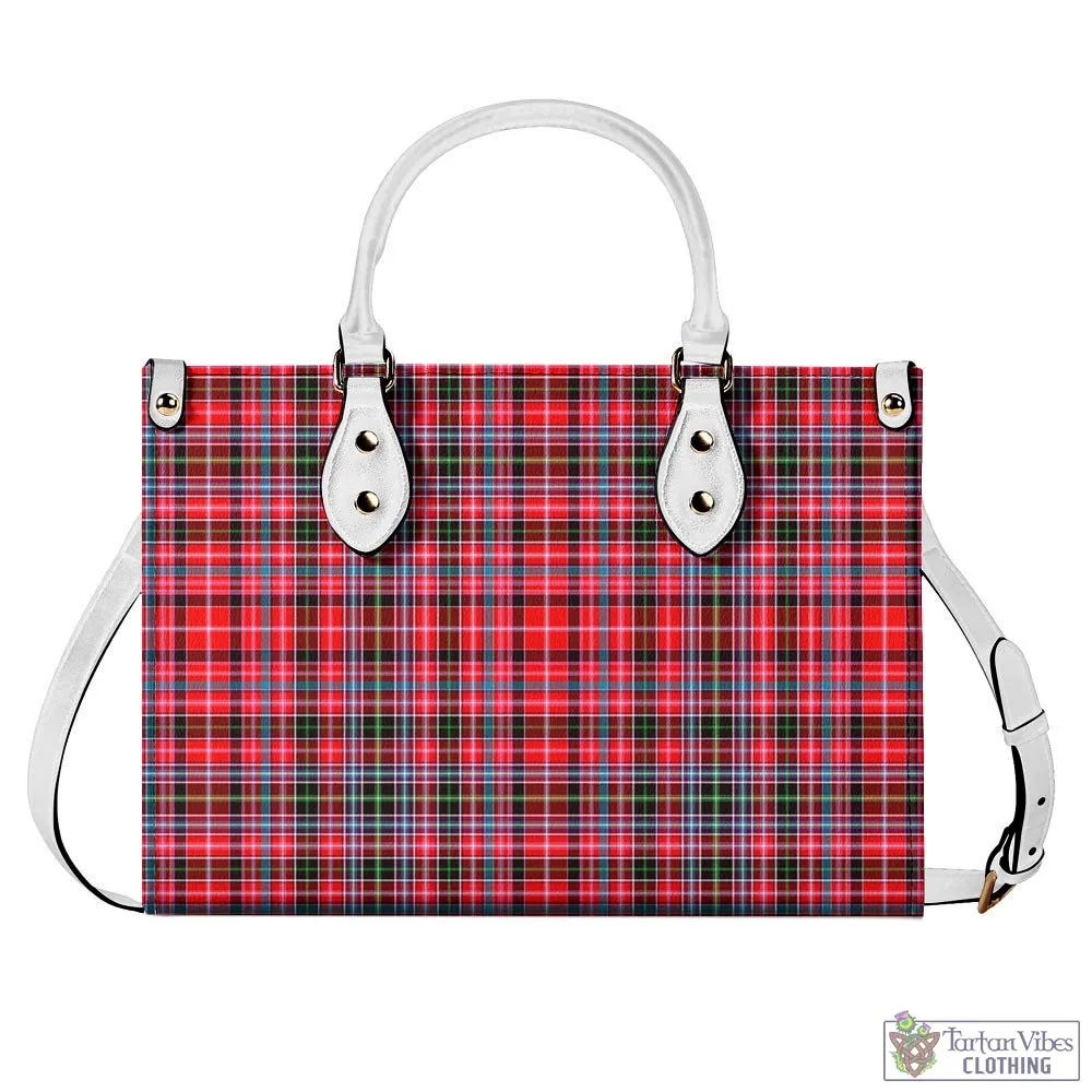 Aberdeen District Tartan Luxury Leather Handbags