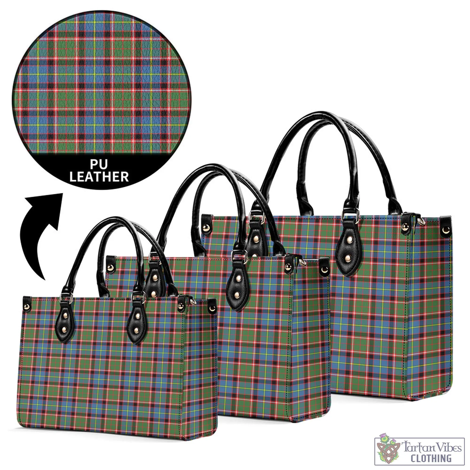 Aikenhead Tartan Luxury Leather Handbags