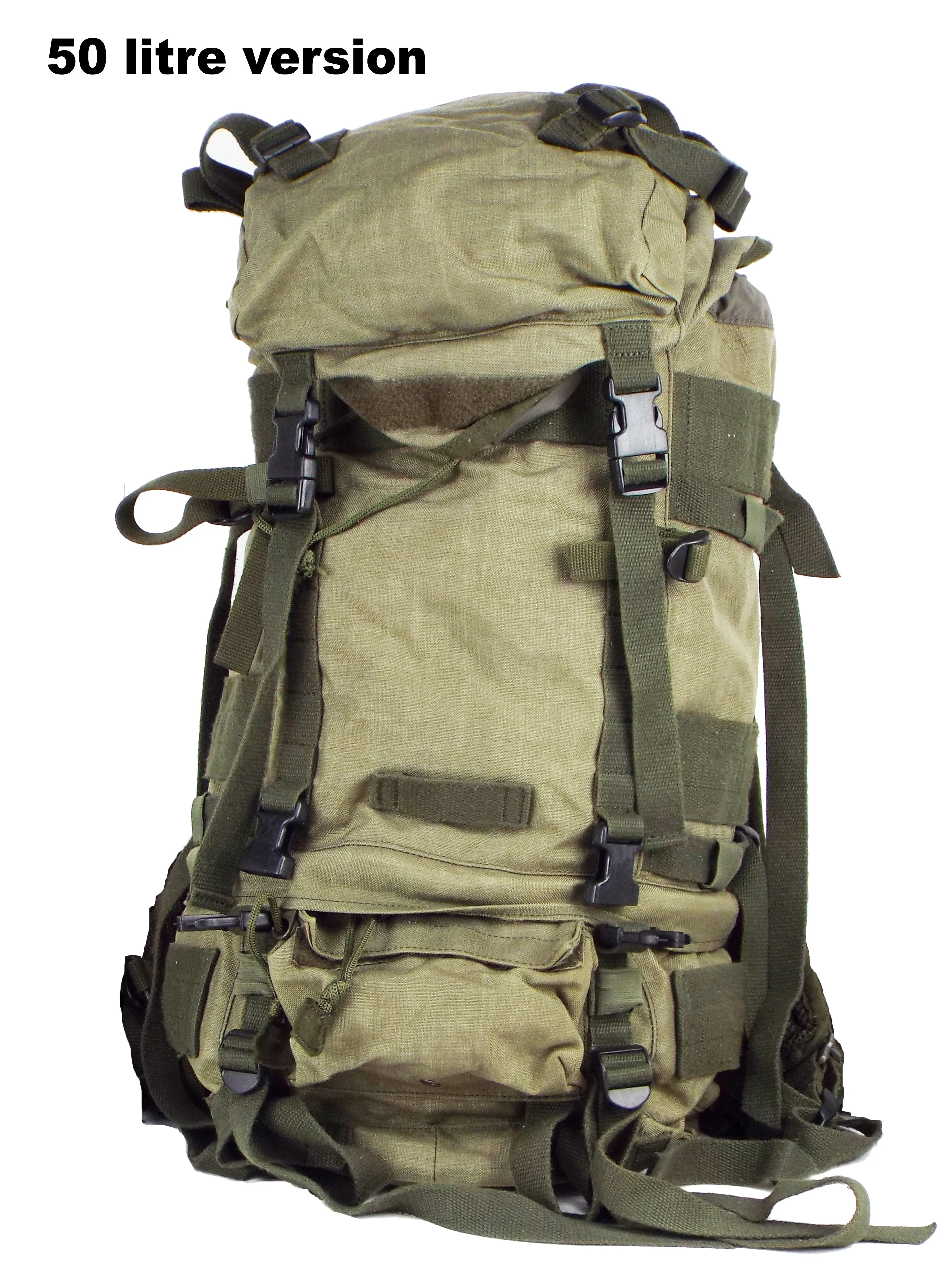 Austrian Alpine Olive Green Military Rucksack - Urban Rock or Redo 65 litre