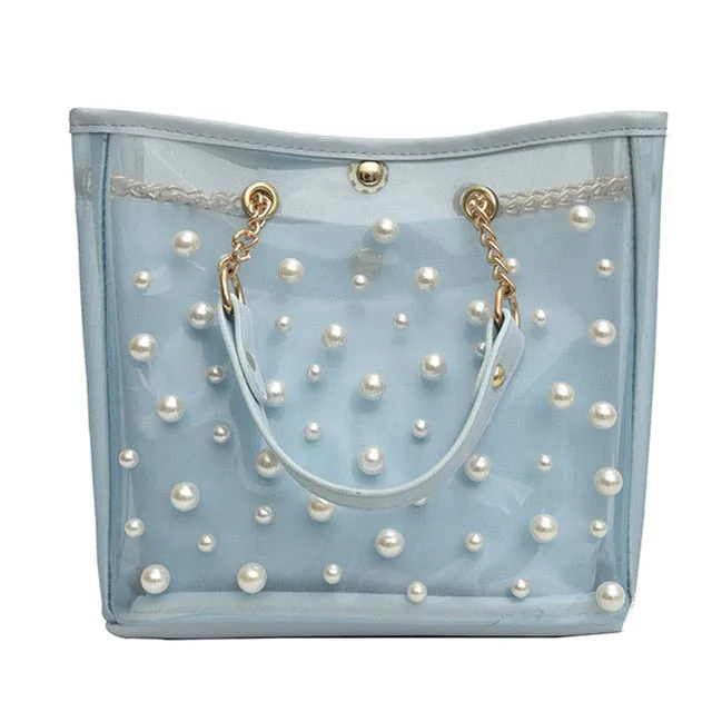 Bags For Women Clear Transparent Pearl