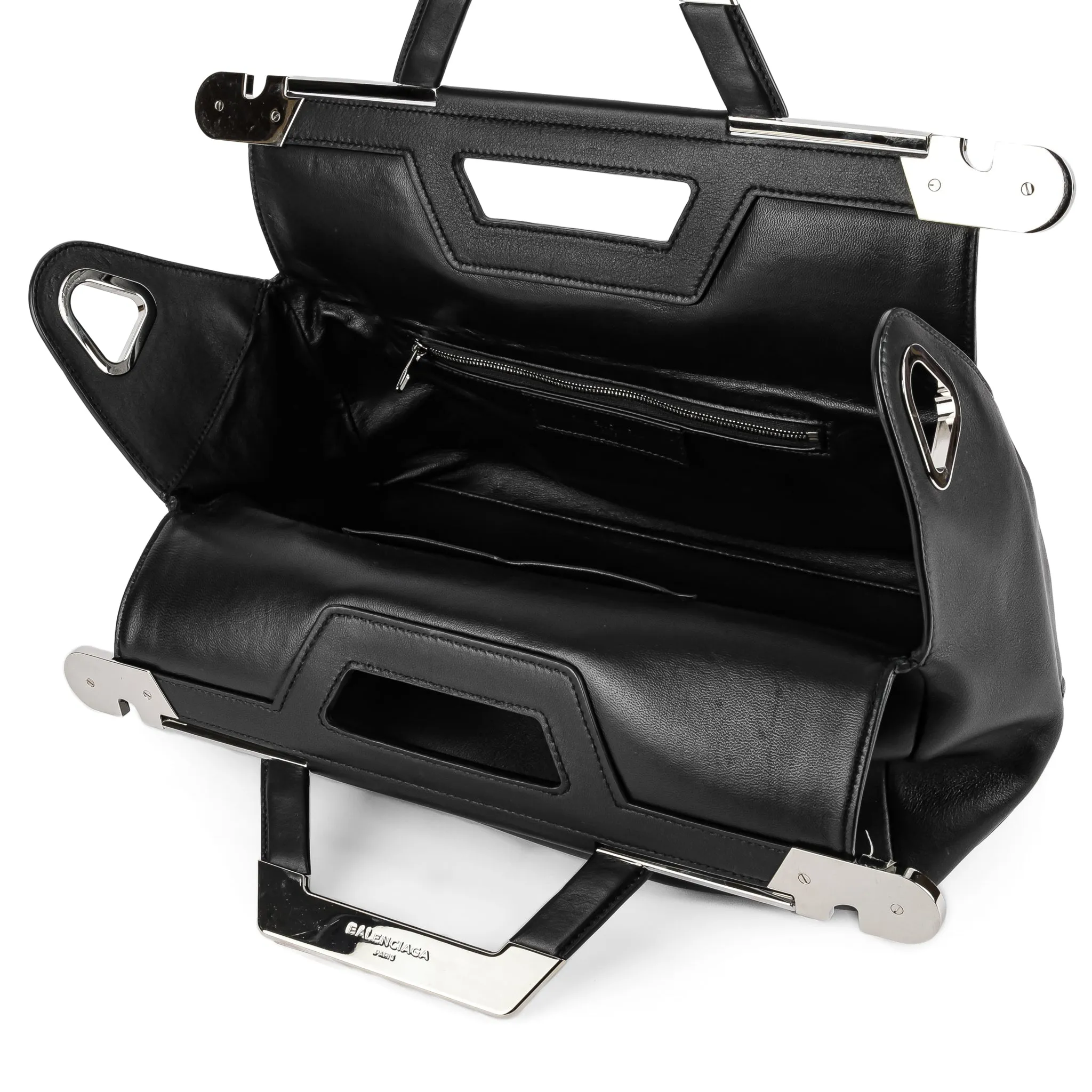 BALENCIAGA Ray Doctors Bag - Black Leather