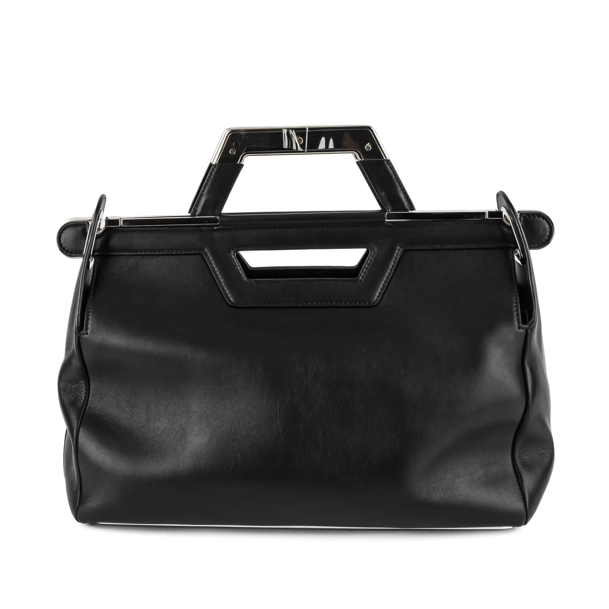 BALENCIAGA Ray Doctors Bag - Black Leather