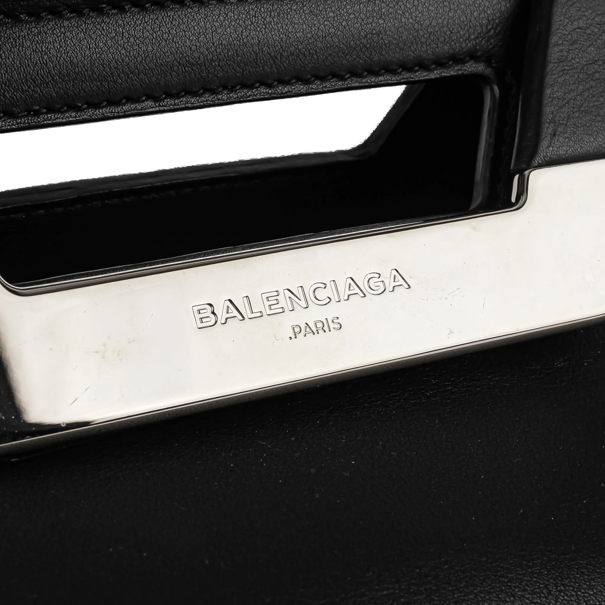 BALENCIAGA Ray Doctors Bag - Black Leather