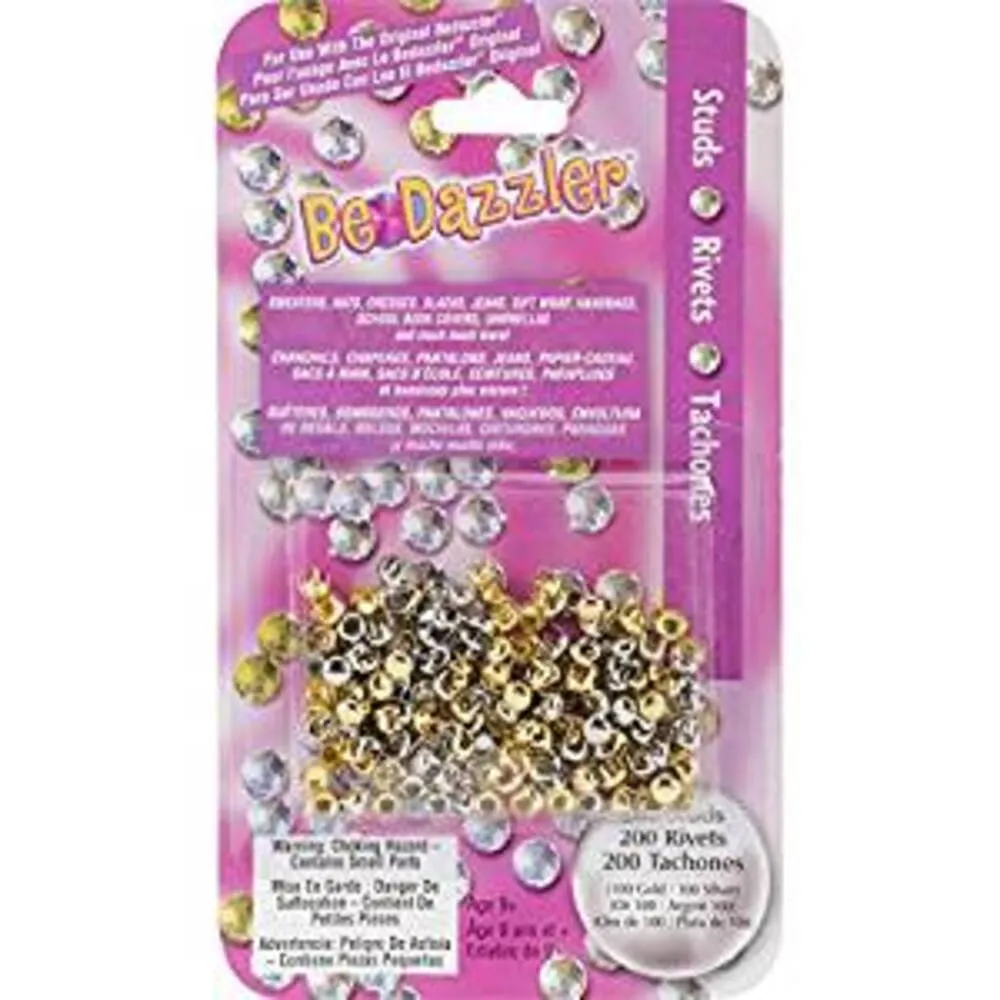 Bedazzler Stud Refill Pack – 200 Gold & Silver Pieces