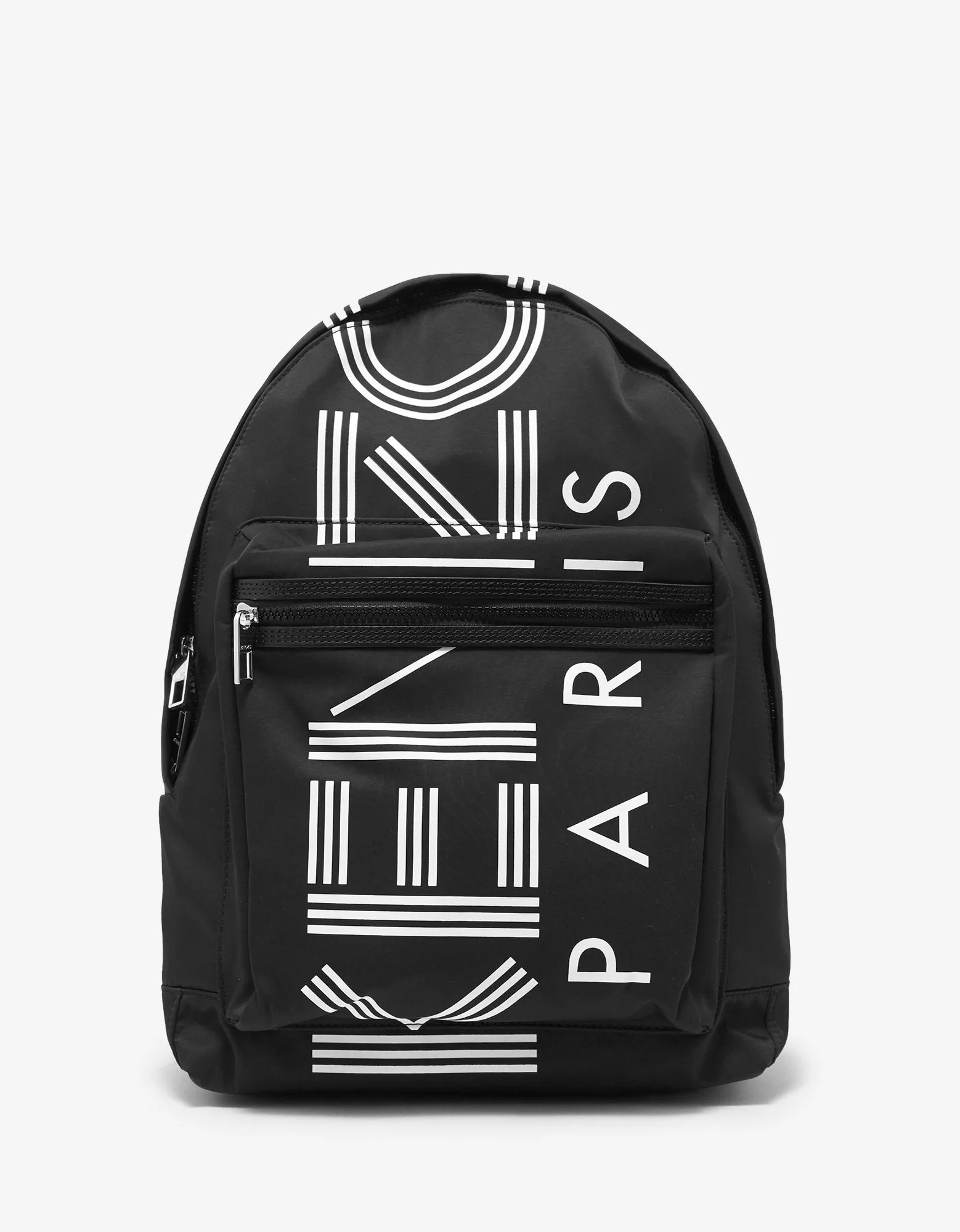 Black Logo Large Backpack