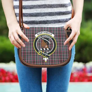 Borthwick Tartan Saddle Bag with Family Crest