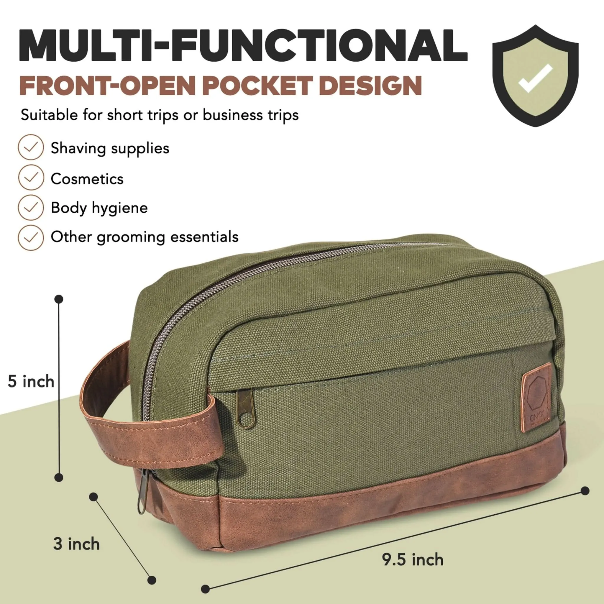 Dopp Kit Toiletry Travel Bag