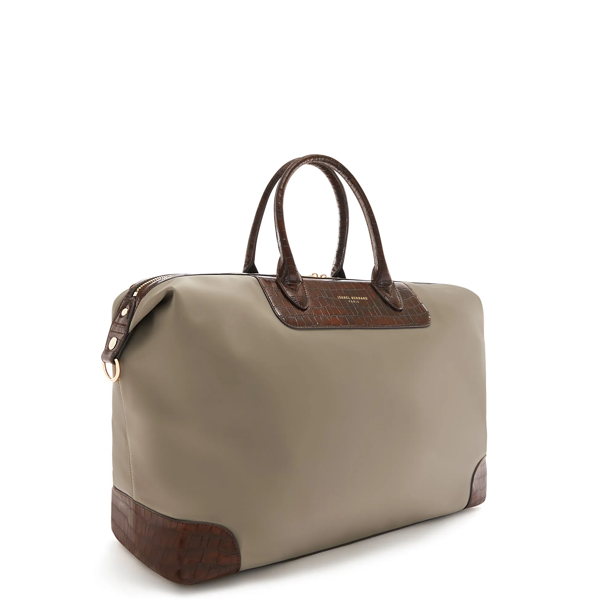 Du Louvre Celie taupe weekend bag small