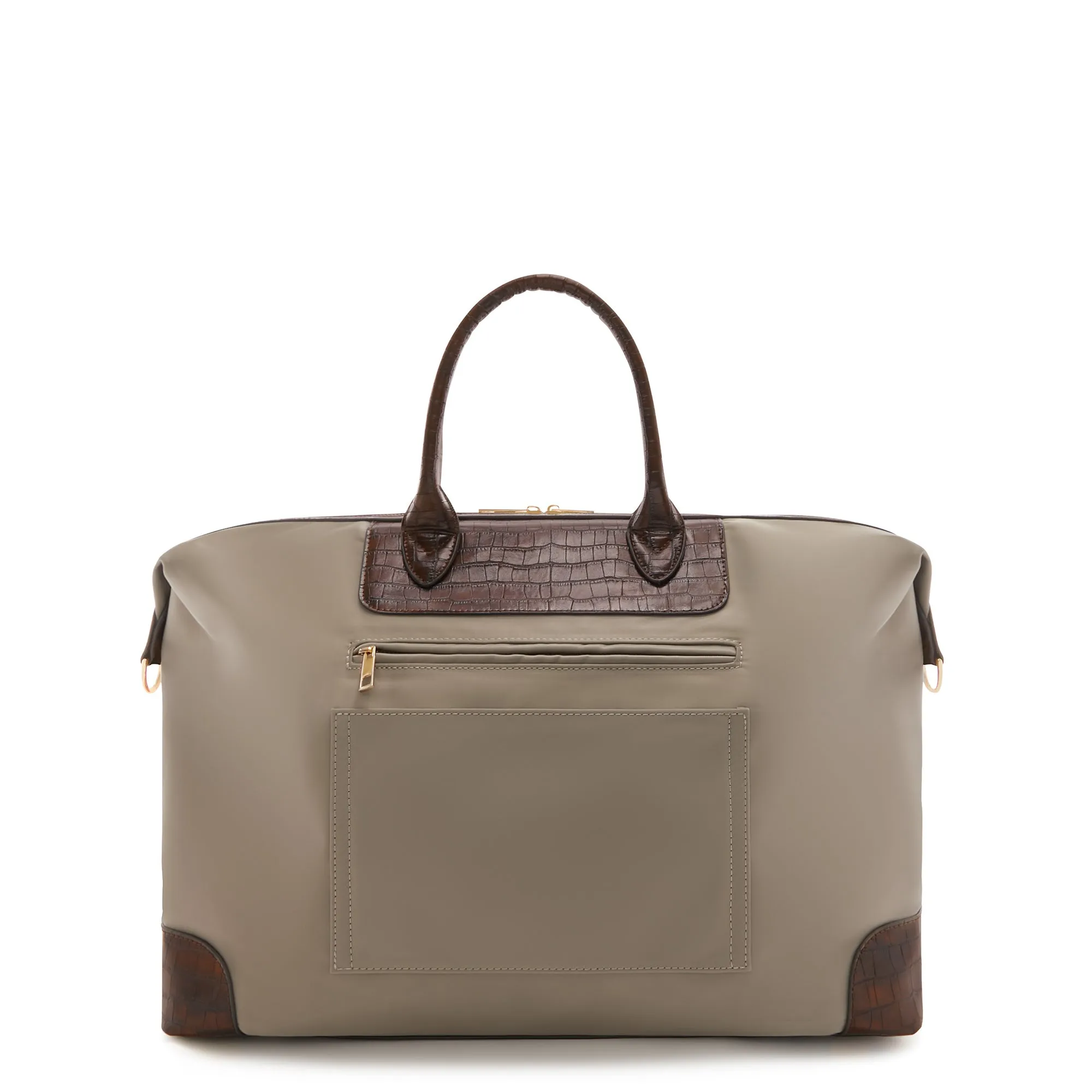 Du Louvre Celie taupe weekend bag small