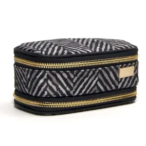 Duo Zip Jewelry Case - Parquet