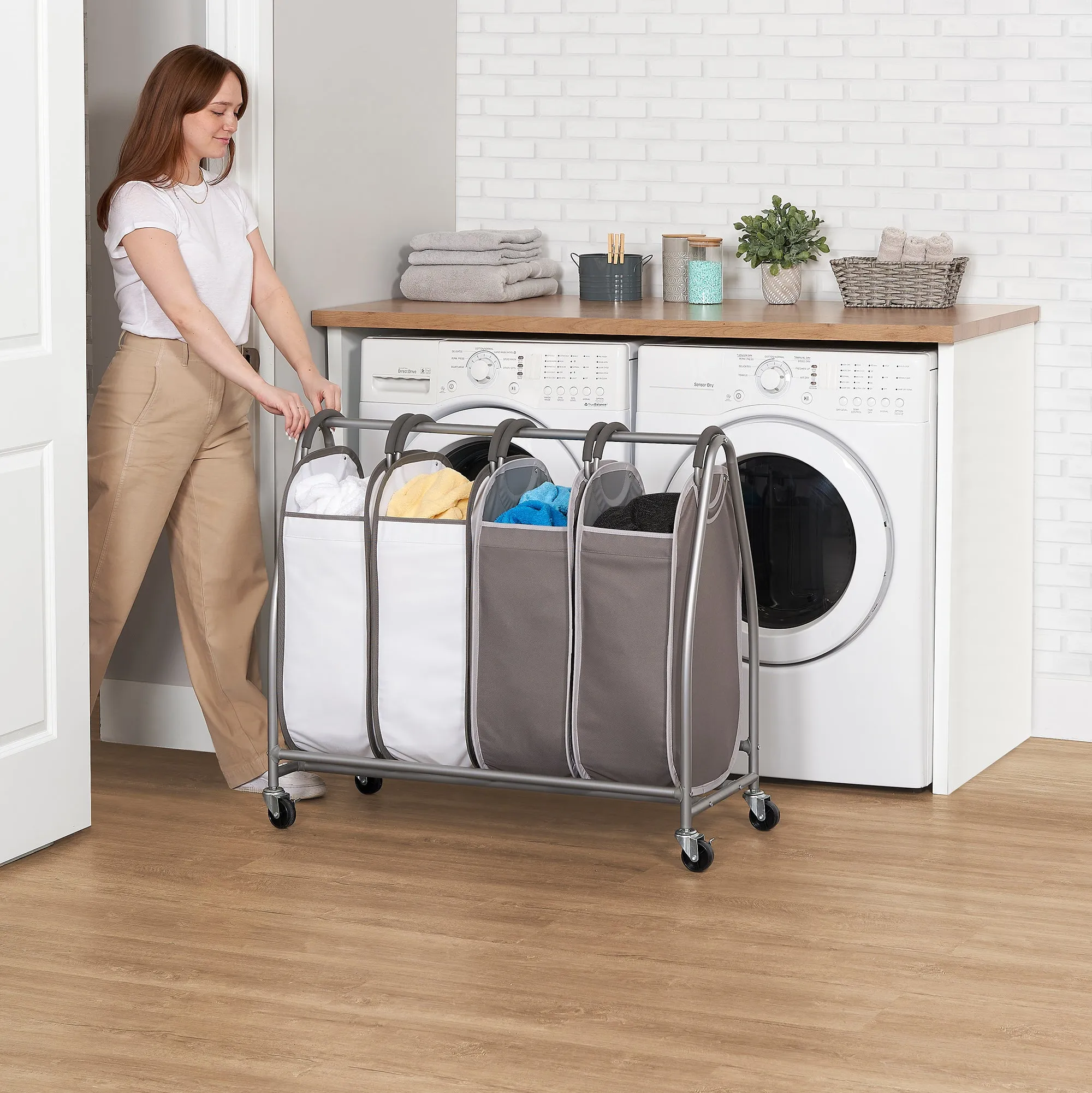 Easy Access Quad Laundry Sorter