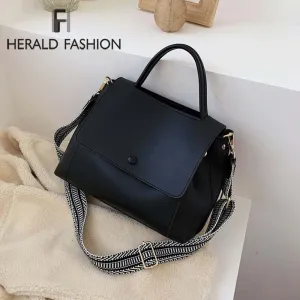 Fashion Simply PU Leather Crossbody Bags For Women 2020 Solid Color Shoulder Messenger Bag Lady Chain Travel Small Handbags