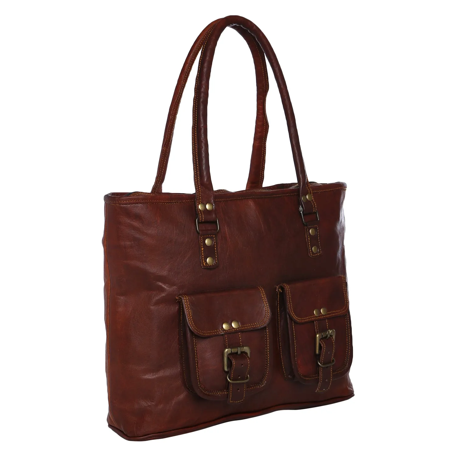 Genuine Leather Ladies Tote