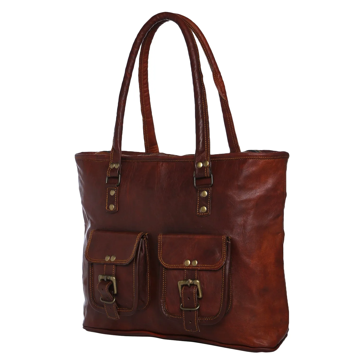 Genuine Leather Ladies Tote