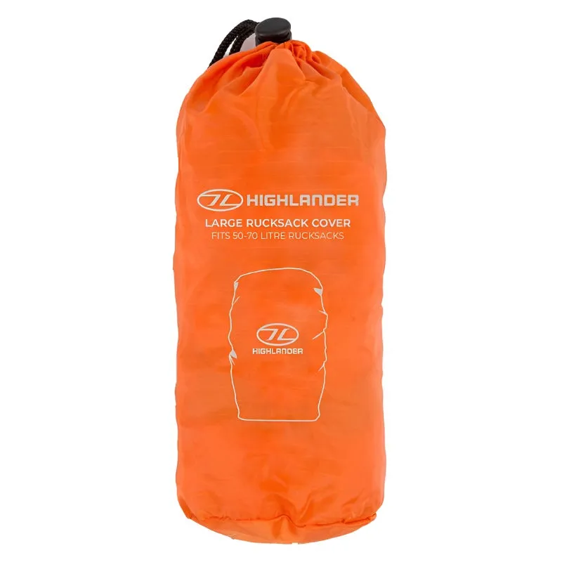 Highlander Large Rucksack Cover - Orange