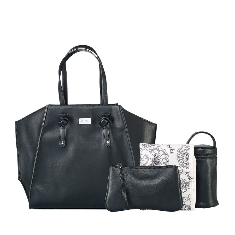 Isoki * Iso easy access Tote Toorak Black