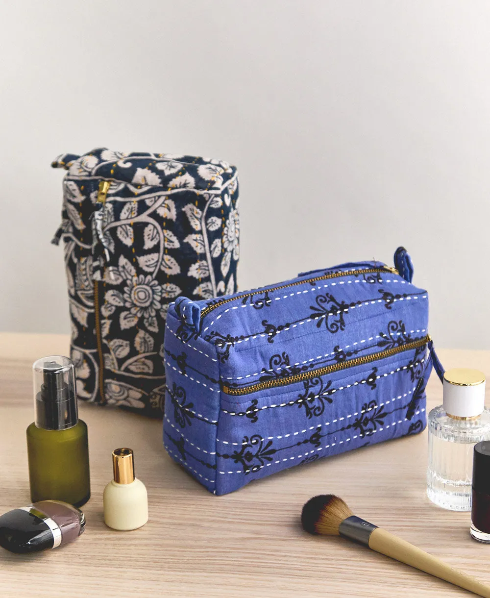 Kantha Medium Toiletry Bag - No. 240604