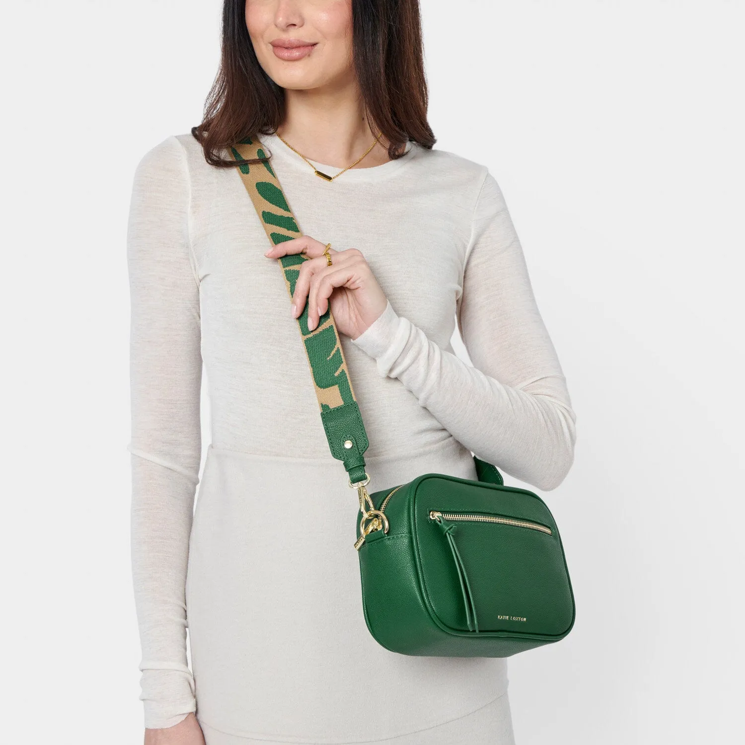 Katie Loxton 23cm Emerald Green Hallie Crossbody Bag