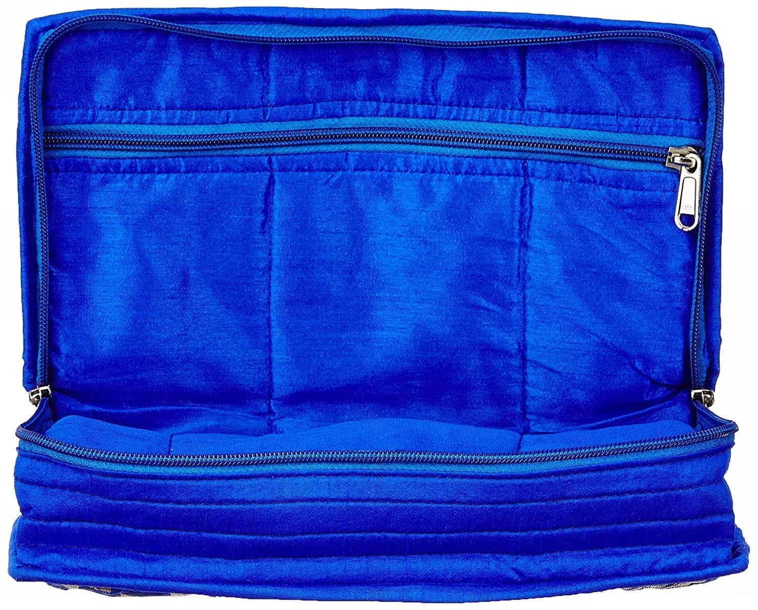 Kuber Industries Cotton Jewellery Organiser, Blue