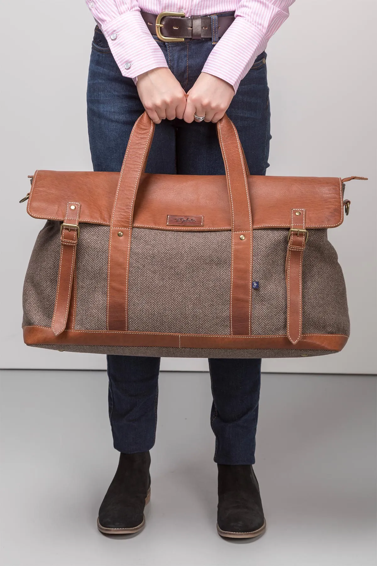 Ladies Tweed Weekend Bag - Mary