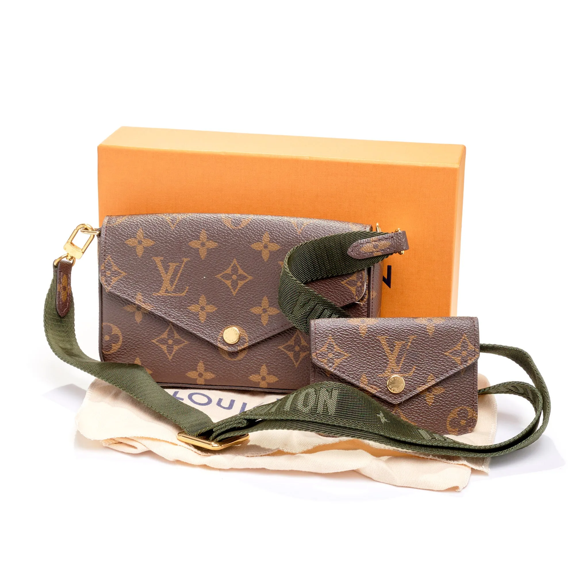 Louis Vuitton Felicie Strap and Go Monogram