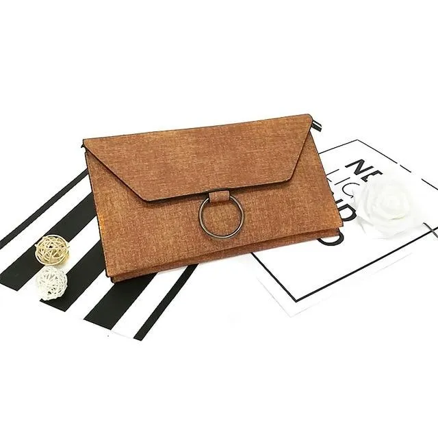 Mara's Dream Envelope Bag Fashion Small Women PU Leather Flap Crossbody Bag Shoulder Bag Messenger Bag Day Clutch Handbag Purses