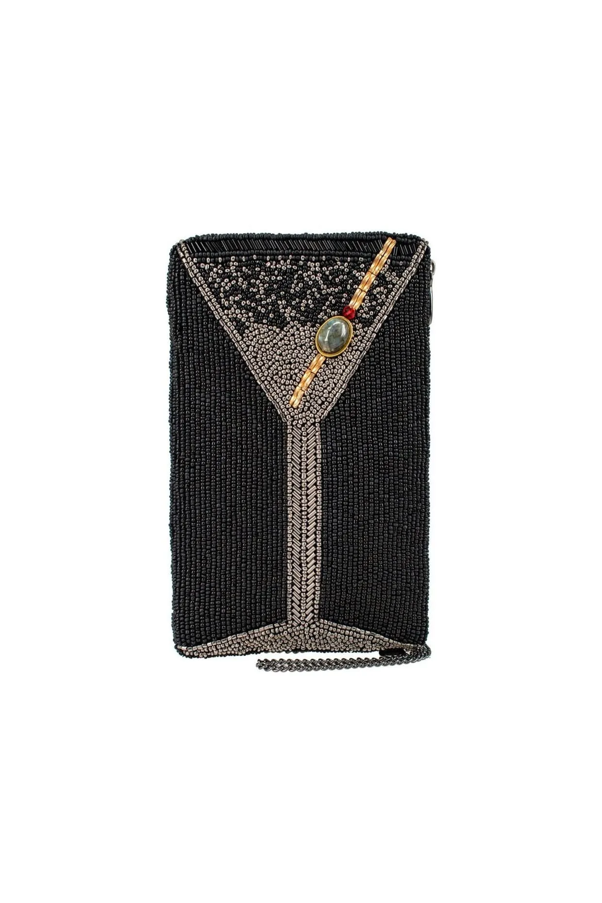 Mary Frances Make It Dirty Beaded Crossbody Phone Bag CPGP S001-893  | Martini Glass | Clearance Final Sale