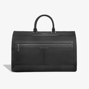 Men's Nylon Garment Weekender Bag in Black by Hook & Albert