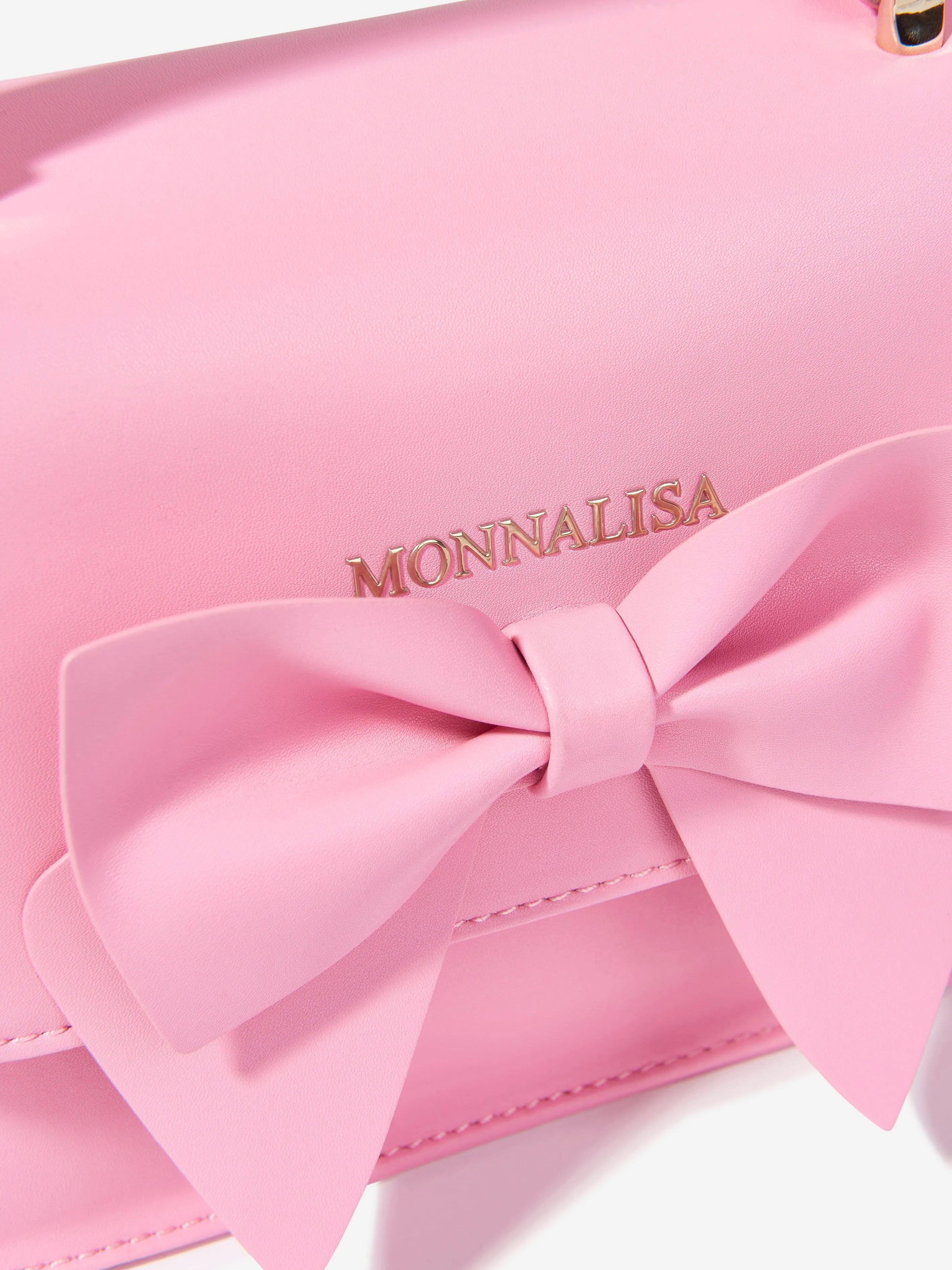 Monnalisa Girls Bow Handbag in Pink