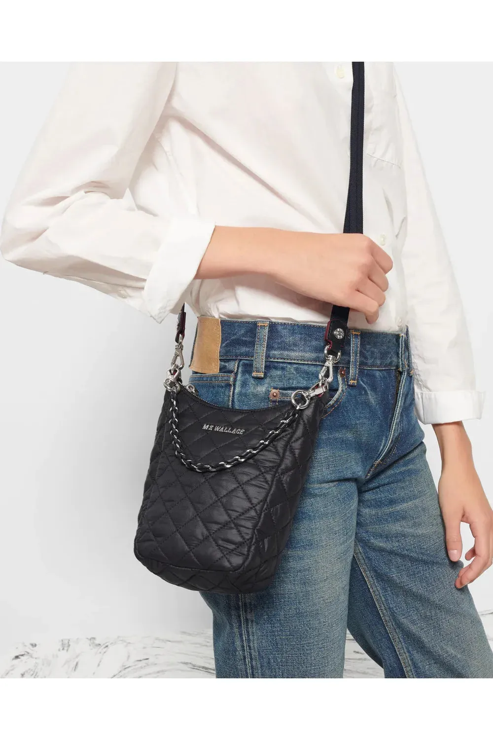 MZ Wallace Crosby Go 1478C1590  | Black | Mini Crossbody Bag