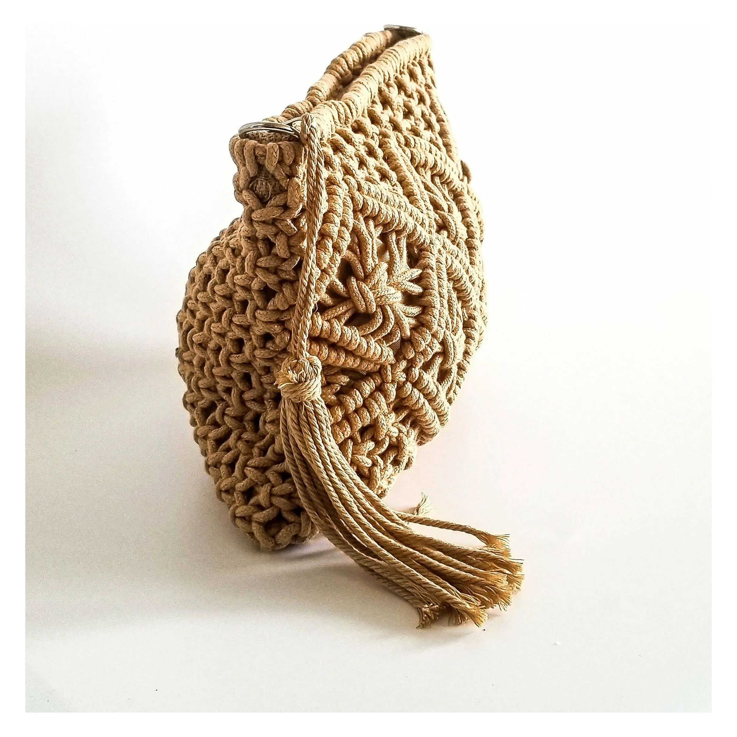 Nicole Macrame Beach Clutch