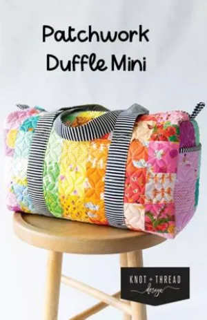 Patchwork Duffle Mini — Knot & Thread — Paper Pattern