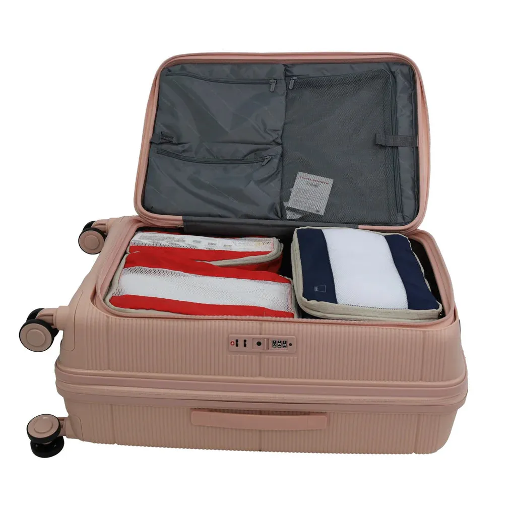 Pierre Cardin Hard Shell Suitcase Medium 69cm - Blush