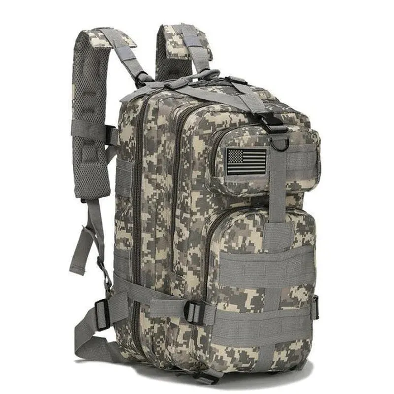 "Ultimate Waterproof Tactical Backpack: 50L Nylon Adventure Gear for Fishing, Hunting, and Outdoor Expeditions"