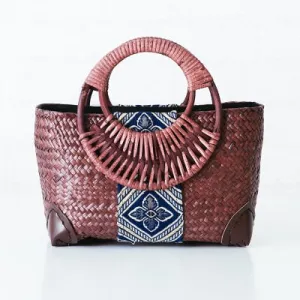 Retro Handmade Bamboo Rattan Straw Bag