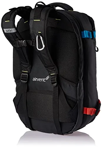 Safari Seek 45 Ltrs Large Overnighter Travel Laptop Backpack, Water Resistant Spacious Bag for Travelling and Camping, All-Purpose Bag for Business & Leisure- Black