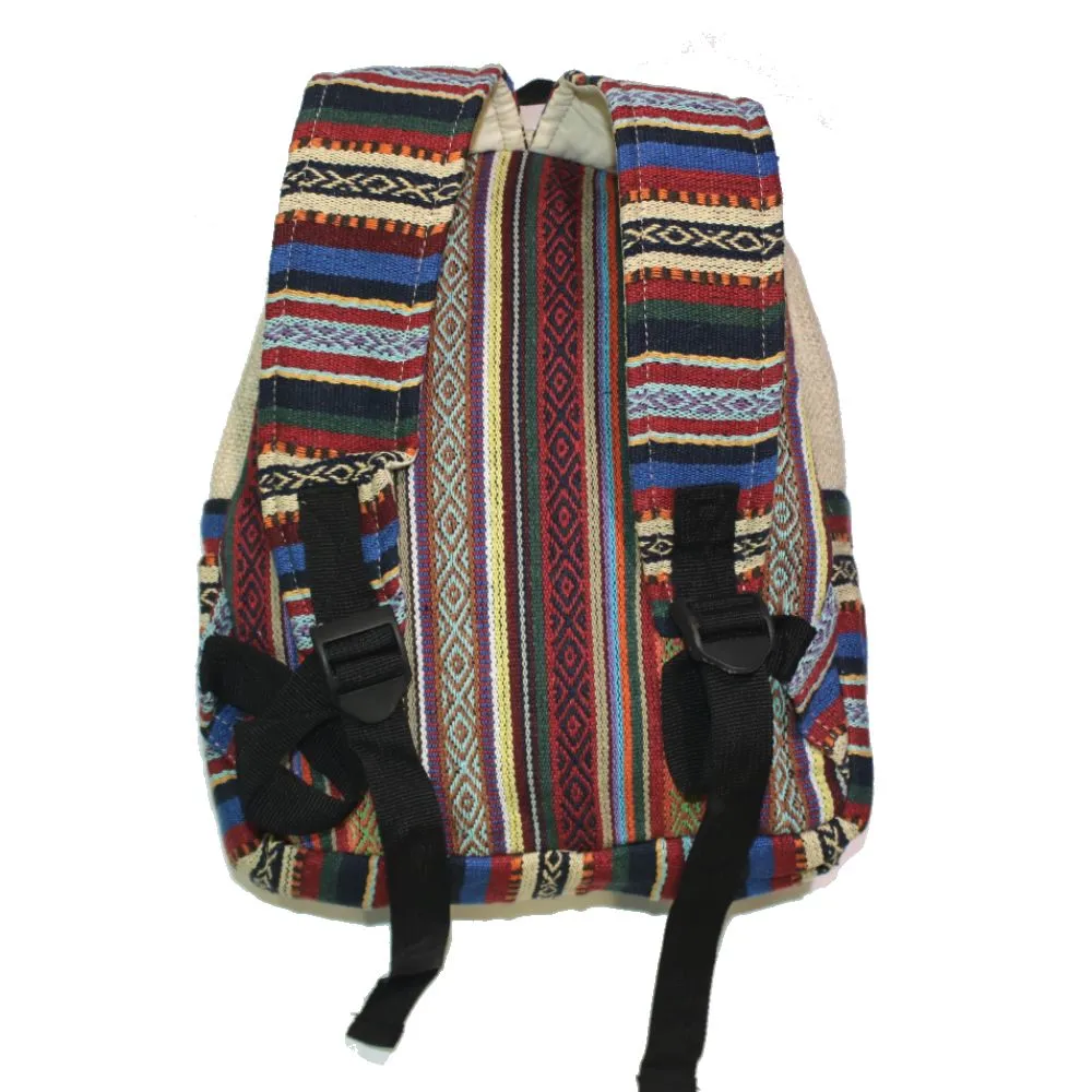 small hemp backpack