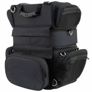 Textile Triple Barrel Sissy Bar Rack Bag