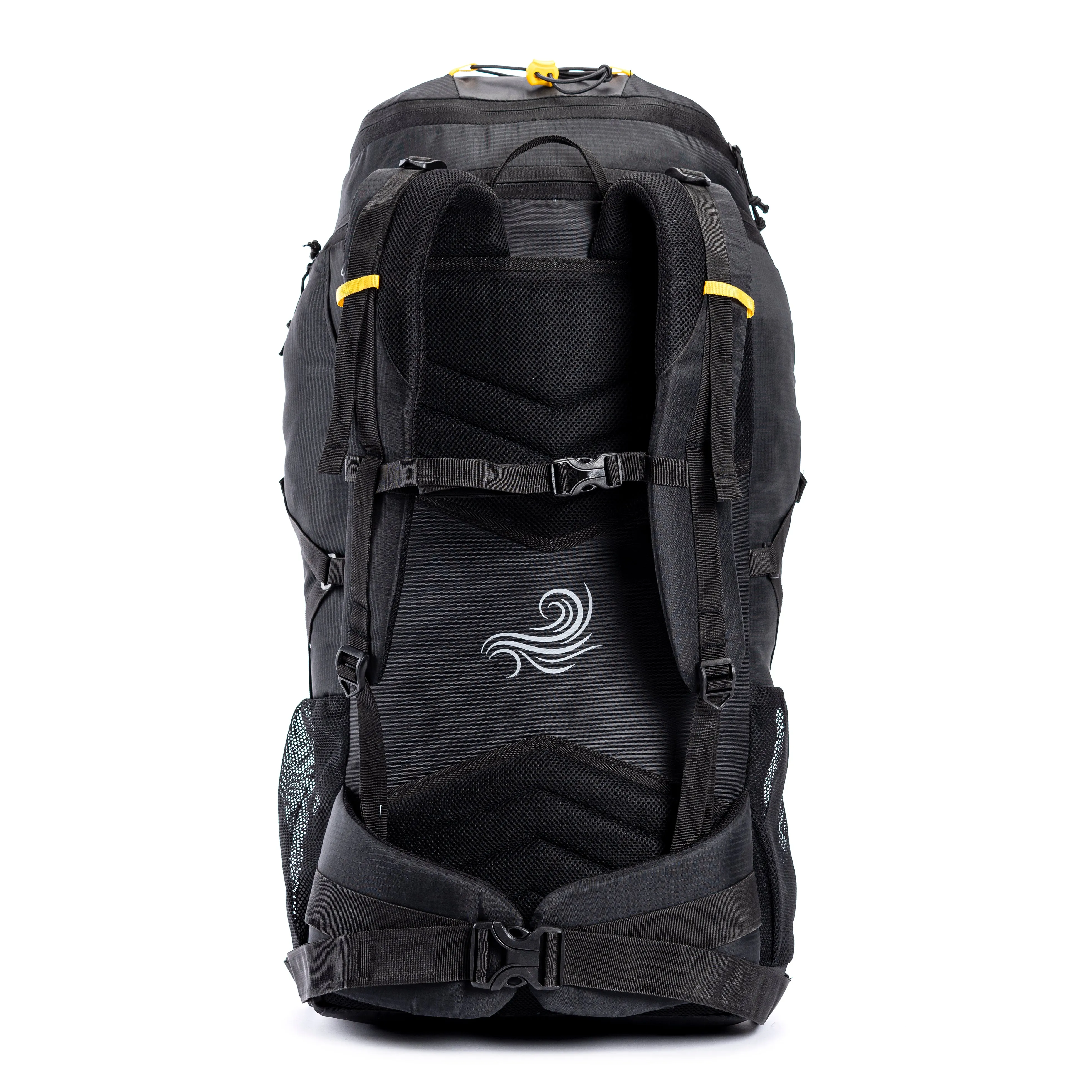 Tripole Air Trekking and Travel Rucksack with Rain Cover and Laptop Sleeve | 3 Year Warranty | Black | 46 Litres