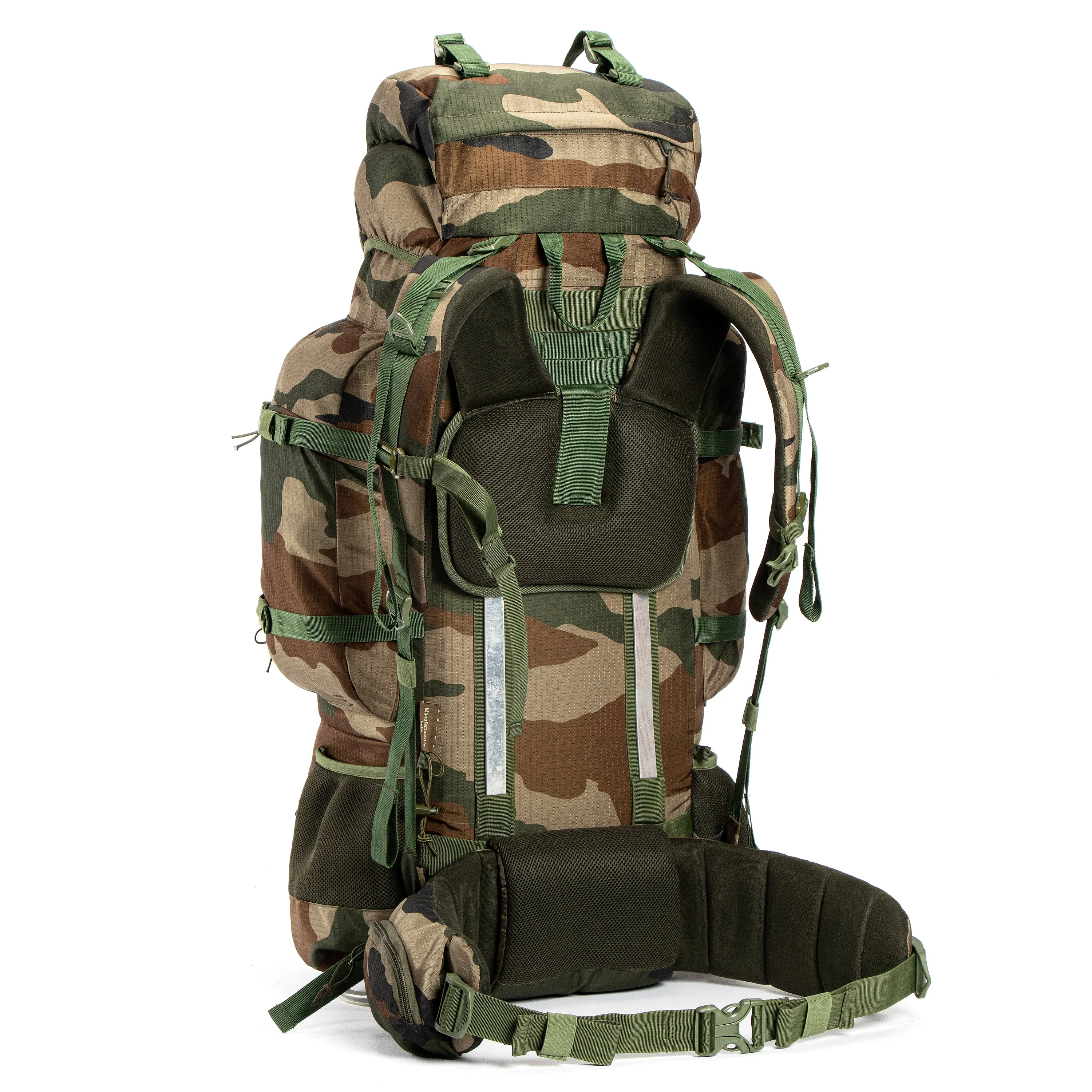 Tripole Colonel Pro Metal Frame Rucksack with Detachable Day Pack and Rain Cover for Trekking and Travelling | 5 Year Warranty (105 Ltr, Indian Army)