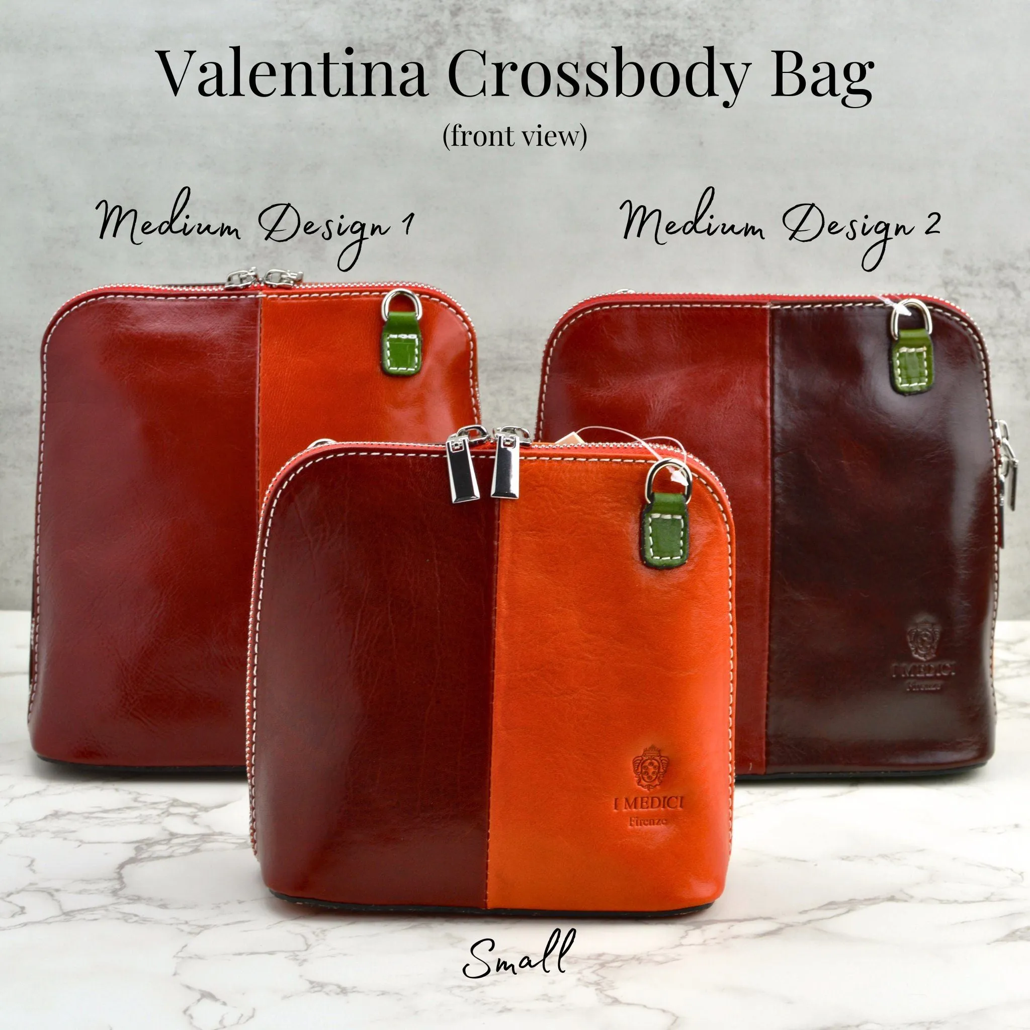 Valentina Crossbody Bag, Italian Leather