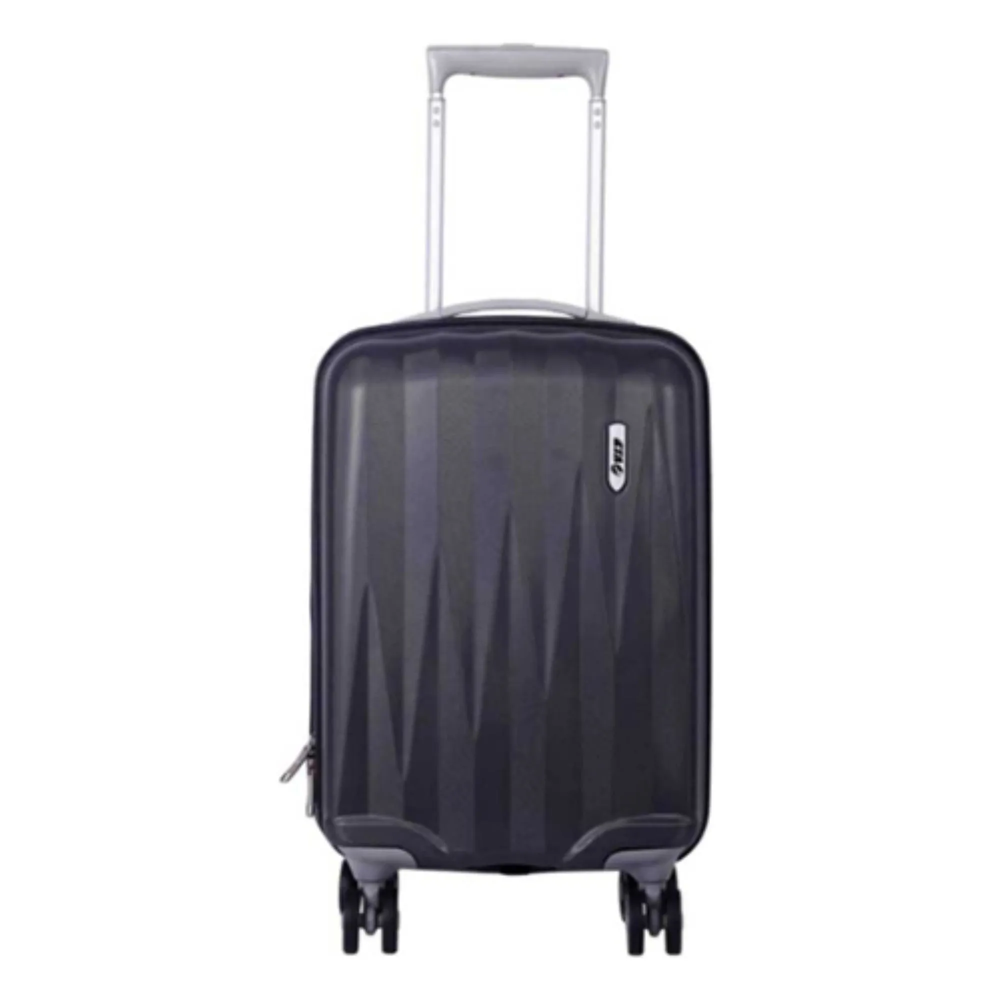 VIP Zapper Plus Cabin Hard Luggage 8 Wheels Travel Bag 33x56x80cm Large Black