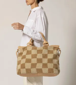 Weekender | Checkered Beige